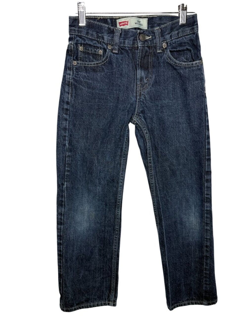 Levis 550 Relaxed Boys Jeans 10 Slim 23x25 Dark Wash Classic
